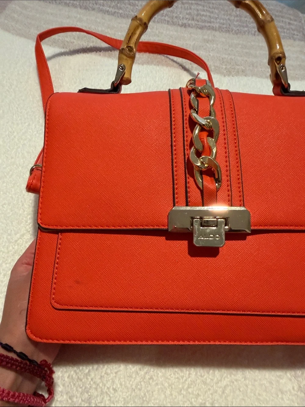 Aldo structured satchel